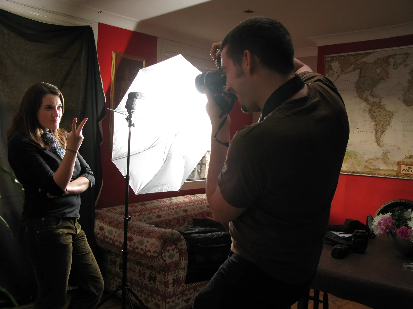 Eyes technique 1: wide angle